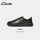 Clarks其樂(lè )Courtlite Pure新品男鞋復古時(shí)髦厚底運動(dòng)德訓休閑板鞋 黑色 261852817 41