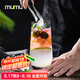 MUMUmojito莫吉托雞尾酒杯高級感調酒杯果汁杯家用冷飲玻璃水杯