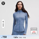 lululemon丨Define 女士運動夾克 * Nulu? 芯吸 LW4CD5S 水洗牛仔藍 線上專售 XS /4