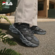 斐樂(lè )（FILA）男鞋蕨草鞋2代老爹鞋易烊千璽同款2025夏季新款透氣休閑鞋運動(dòng)鞋 黑-BK 42