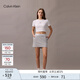 Calvin Klein運動25夏季女士美式潮流辣妹ck戶外運動網(wǎng)球裙短裙褲GWS5T901 P7A-椰青灰 M