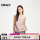 ONLY夏季時尚簡約V領(lǐng)垂感修身吊帶雪紡衫女|1242WS005 C17 后花園粉色 S 160/80A