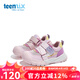 天美意（TEENMIX）天美意童鞋2025夏季新款女童軟底網(wǎng)面透氣包頭輕便戶外運動休閑鞋 粉色 33