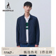 beanpole濱波春季新款男士休閑簡約純色長袖輕量戶外夾克 藏青色 L 180/96A
