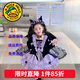 G.duck童裝萬(wàn)圣節服裝兒童洛麗塔公主裙女童連衣裙秋冬cos庫洛米禮服裙 單件裙子【不加絨】 100 尺碼2~3歲【 90-100cm】