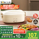 小熊（Bear）加熱飯盒 電熱飯盒 飯盒電加熱免注水自熱飯盒上班族可加熱插電加熱飯菜神器1L DFH-D10Y1