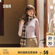 森馬（Semir）長(cháng)袖T恤女半高領(lǐng)吸濕發(fā)熱抗菌2024冬緊身抓絨打底衫109724101001