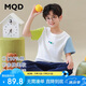 MQD馬騎頓兒童睡衣男童女童純棉家居服套裝春夏短袖空調(diào)服 藏青140