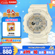 卡西歐（CASIO）手表女BABY-G純色運動學生電子表送女友七夕禮物BA-110XGA-7A2