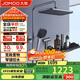 九牧（JOMOO）花灑淋浴套裝槍灰琴鍵自動除垢精銅水路淋浴器36602-536/HBS-1