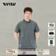 EVISU福神2025年夏季新品男士商標刺繡POLO衫2ESHTM5PS7040FFCT 花灰色 M