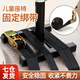凌云鶴電動(dòng)車兒童座椅綁帶安全綁帶電瓶車前置寶寶坐椅固定綁帶安全繩子 黑色綁帶拉力器1個(gè)【3m*2.5cm】 【機(jī)械收緊 安全穩(wěn)固】