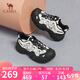 駱駝（CAMEL）登山鞋戶(hù)外休閑鞋女網(wǎng)面3.0閃電丑萌鞋 L24A469693 米/銀/黑 36