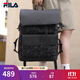 斐樂(lè )FILA官方男士背包【黑武士】雙肩包防潑水老花輕便大容量電腦包 正黑色-BK XS