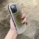 蔻殼多巴胺暈染抹茶綠橢圓磁吸適用iPhone16Promax手機(jī)殼新款漸變色蘋果15pro14pro圓邊氣囊防摔保護(hù)套 【抹茶綠-磁吸款】多巴胺暈染圓邊氣囊殼 iPhone 12 Pro
