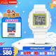 卡西歐（CASIO）手表女士BABY-G小方塊DIY運動(dòng)電子學(xué)生兒童表送女友禮物BGD-10K-7