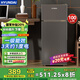 HYUNDAI韓國現代冰箱雙開(kāi)門(mén)小型一級能效小冰箱家用宿舍租房冷藏冷凍電冰箱節能省電保鮮低噪 100L灰【租房神器+高性?xún)r(jià)比】