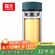 富光 男女士雙層玻璃杯 高硼硅泡茶杯 茶水分離水杯帶茶隔杯子500ml