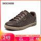 斯凱奇（Skechers）男鞋秋季復(fù)古商務(wù)板鞋休閑鞋軟底減震百搭舒適通勤平底鞋210946