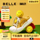 百麗（Belle）張凌赫推薦smiley聯(lián)名大玩家女25夏商場(chǎng)款厚底穆勒鞋3ZJB4BH5 黃色 39 (245mm)