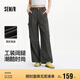 森馬（Semir）[商場同款]休閑褲女工裝褲夏季2025半松緊腰闊腿褲101325127007A