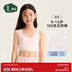 松山棉店一階段無(wú)痕少女文胸100支棉透氣親膚彈力發(fā)育內衣背心 粉色 均碼 （160/76）