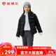 坦博爾兒童童裝親子輕薄羽絨服男女童連帽面包羽絨服TCF530313Z 黑色 160