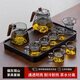 茶沿茶具整套裝玻璃泡茶壺茶水分離茶盤(pán)高檔辦公室喝茶杯家用功夫過(guò)濾