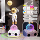 悟三K歌宇航員太空人智能音響客廳家居裝飾品電視柜落地?cái)[件喬遷禮物 炫彩律動宇航員+K歌音箱-白金 小愛同學(xué)版