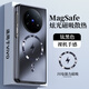 如麟【超薄裸機感】適用vivo X Fold5手機殼磁吸vivo折疊屏XFold5保護套全包防摔磨砂簡約Fold5外殼男 【鈦黑色】強力磁吸-親膚磨砂-超薄防摔 適用vivo X Fold5