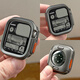 方哲品牌原裝適用Apple Watch S10保護套S9全包側邊軟殼耐磨透明創(chuàng)意 啞鈦鋼 適用iwatch S10【42MM表盤】
