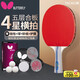 蝴蝶（BUTTERFLY）四星級乒乓球拍橫拍雙面反膠乒乓拍單只402含拍包