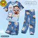 G.DUCKKIDS兒童睡衣小男孩莫代爾薄款夏季男童中大童三件套家居服哪吒春夏天 1M--ST-12347 170 14碼(130-140)cm