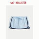 HOLLISTER25夏Y2K澤西風(fēng)撞色運動(dòng)半身裙裙褲女裝343-5104 淺藍色 S (165/68A)