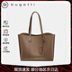 BUGATTI包包女包品牌輕奢侈女士單肩托特包七夕情人節生日禮物送女友老婆 煙灰色