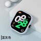 歐邊適用小米紅米4/5手表保護套Redmi Watch 4/5手環(huán)硅膠保護殼男女運動(dòng)智能手環(huán)硅膠殼防摔配件 藍灰色