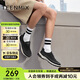 天美意鞋子男鞋商場同款布鞋網(wǎng)面透氣套腳男休閑鞋2025夏 黑色 42