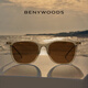 BENYWOODS德國墨鏡女款偏光太陽鏡旅游防紫外線高級感顯臉小茶色防曬眼鏡