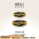 明牌珠寶七夕禮物足金5D硬金黃金祥瑞天珠轉運珠送禮女AFP1247定價 黃金串珠 小版AFP1247約1.66-1.82克
