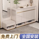 雷揚輕奢入戶(hù)鞋柜家用門(mén)口現代簡(jiǎn)約鞋柜新款2024奶油風(fēng)實(shí)木烤漆玄關(guān)柜 （落地款100cm鞋柜）亮光烤漆