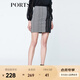 PORTS寶姿  新品商場同款女裝經(jīng)典千鳥格紋包臀半裙SN8S012HFD049 白/黑色 M (6)