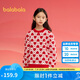 巴拉巴拉女童毛衣兒童毛衫童裝2025春裝中大童針織上衣拜年服208125103002