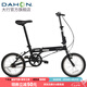大行（DAHON）KT610折疊自行車16英寸單速男女學(xué)生上班上學(xué)城市通勤單車 黑色