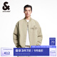 杰克·瓊斯（JACK&JONES）杰克瓊斯秋季新款NBA聯(lián)名凱爾特人隊潮流運動棒球領夾克外套男裝 E11卡其色 XL
