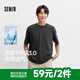 森馬[短袖t恤合輯]簡(jiǎn)約男士短袖潮流上衣男女百搭通勤t恤男 [E款]褐灰20851 M