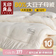 無(wú)印良品A類(lèi)全棉80%大豆纖維被子 二合一子母被 總重10斤 200*230cm