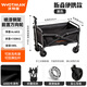 WHOTMAN戶(hù)外露營(yíng)車(chē)營(yíng)地拖車(chē)折疊超大野營(yíng)手拉車(chē)便攜擺攤小推車(chē)拉車(chē)野餐車(chē)