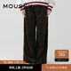moussy 新品燈芯絨軟糯闊腿休閑褲女028GAZ30-6300 060棕色 M