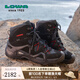 LOWAMK1德國登山鞋戶外goretex防水耐磨透氣防滑徒步ZEPHYR GTX女春夏 黑色/紅色 36.5