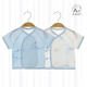 INSLABE嬰兒?jiǎn)紊弦孪募颈】钚律鷥憾绦鋬纫录兠迣殞毚虻滓掳胄淝镆乱路?【2件短袖上衣】維尼藍色組合 66 （建議3-6個(gè)月12-16斤）